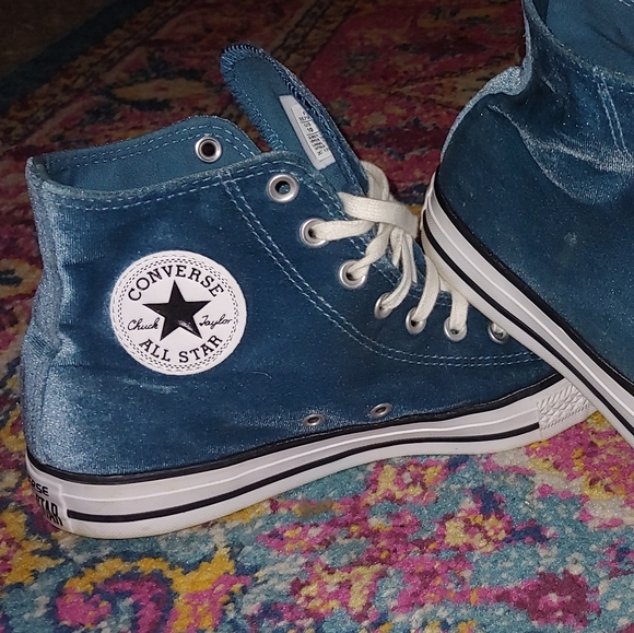 Converse Shoes - Velvet Converse